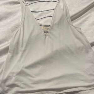 White Strappy Women's Top
